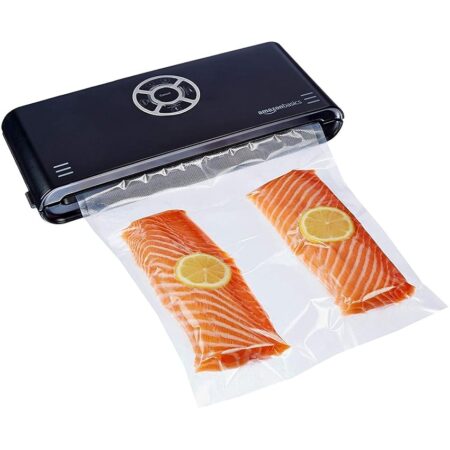 offerta a tempo: amazon basics macchina sigillatrice per sottovuoto, larghezza di sigillatura 30 cm,10 — 29% da 38,27 € a 26,99 €