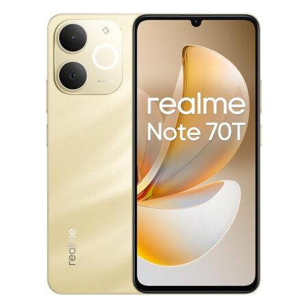 offerta a tempo: realme note 70t smartphone 4gb+128gb oro, schermo 6.75 pollici — 19% da 109,99 € a 89,00 €