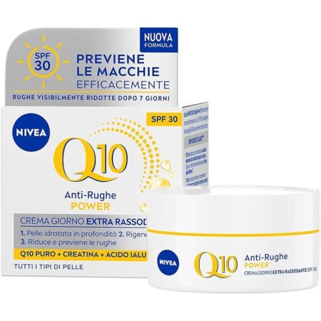 offerta a tempo: nivea q10 anti rughe power crema giorno extra rassodante spf 30 50 ml — 40% da 13,99 € a 8,37 €