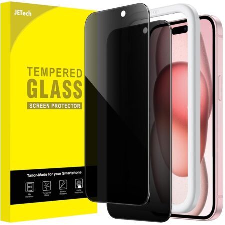 offerta a tempo: jetech privacy pellicola protettiva per iphone 15 6,1 pollici — 5% da 9,99 € a 9,48 €
