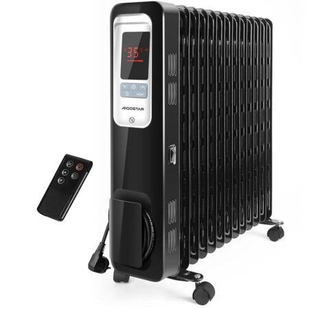 offerta a tempo: aigostar oil monster 33jhh radiatore ad olio da 2500w. radiatore elettrico 13 elementi con schermo a led — 6% da 169,99 € a 159,99 €