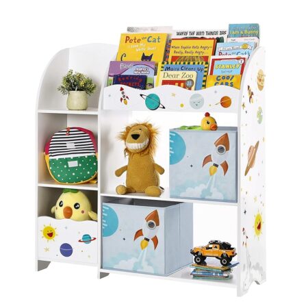 offerta a tempo: songmics organizzatore per giocattoli, libreria per bambini — 20% da 69,99 € a 55,99 €