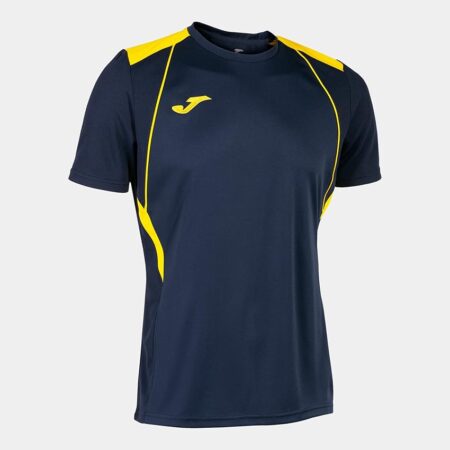 offerta a tempo: maglia a manica corta uomo championship vii blu navy giallo — 39% da 18,00 € a 10,99 €