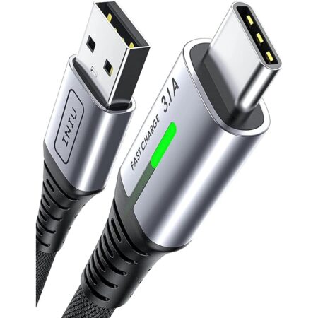 offerta a tempo: iniu cavo usb type c, cavo usb [1m] 3,1a qc 3,0 tipo c cavo type c rapida — 5% da 6,99 € a 6,64 €