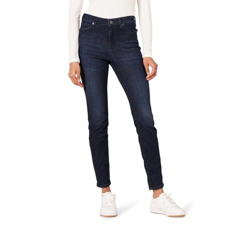 offerta a tempo: amazon essentials jeans skinny elasticizzati a vita media colori fuori produzione donna — 11% da 24,60 € a 21,87 €