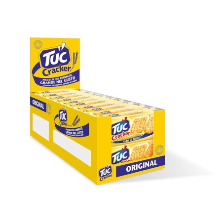 offerta a tempo: tuc cracker showbox, cracker classico cotto al forno con grano 100% italiano — 21% da 11,44 € a 8,99 €