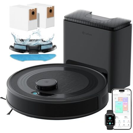 offerta a tempo: lefant m2 plus robot aspirapolvere lavapavimenti 3in1 con stazione di svuotamento automatico — 67% da 599,99 € a 199,99 €