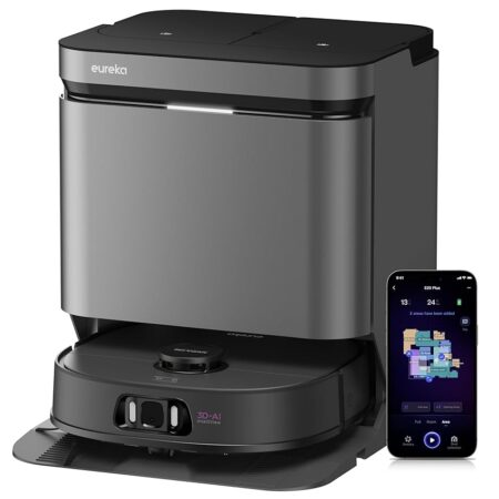 offerta a tempo: eureka j15 pro ultra robot aspirapolvere lavapavimenti, aspirapolvere robot potente — 18% da 849,00 € a 699,99 €