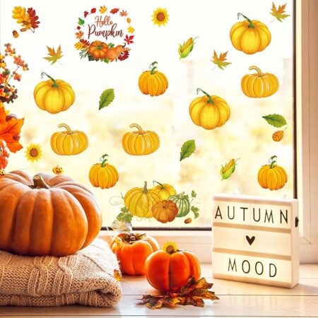 offerta a tempo: set di adesivi autunnali per finestre — 50% da 7,99 € a 3,99 €