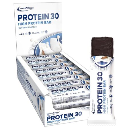 offerta a tempo: ironmaxx protein 30 barretta proteica cocco 24 x 35g | barretta proteica senza olio — 11% da 23,76 € a 21,10 €