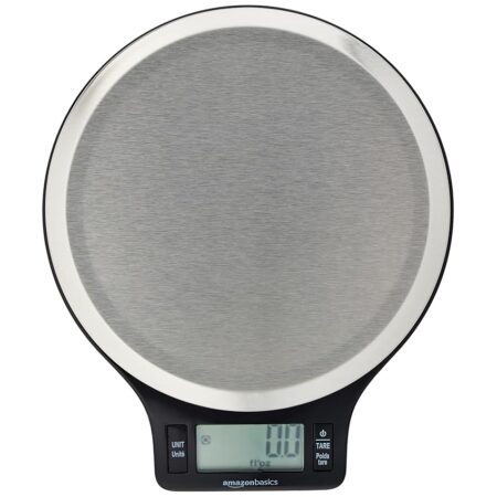 offerta a tempo: amazon basics bilancia digitale da cucina con display lcd, priva di bisfenolo a (pile incluse) — 15% da 7,99 € a 6,78 €