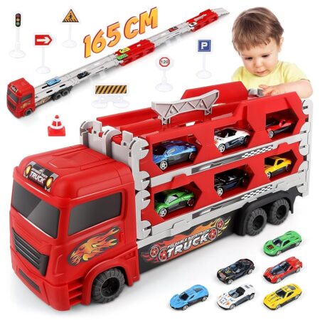 offerta a tempo: aoskie transporter truck macchinine giocattoli per ragazzi 3 4 5 6 anni — 29% da 33,99 € a 24,22 €