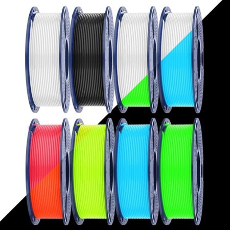 offerta a tempo: sunlu petg filament glow in the dark, pacchetto di filamenti per stampante 3d — 24% da 49,99 € a 37,99 €