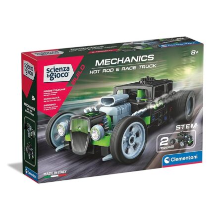 offerta a tempo: clementoni scienza e gioco build hot rod e race truck, kit costruzione bambini 8+ anni — 25% da 11,90 € a 8,90 €