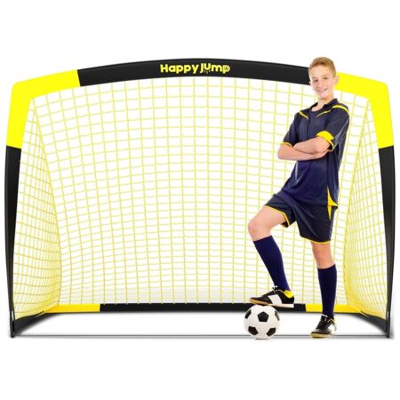 offerta a tempo: happy jump porta da calcio rete da calcio per bambini giardino allenamento regalox1 (7'x5') — 19% da 48,99 € a 39,90 €
