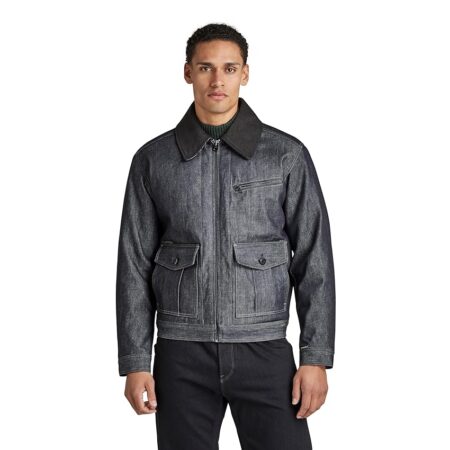 offerta a tempo: g star uomo p3 denim jacket, blu (raw denim d22558 b988 001) — 39% da 229,95 € a 140,59 €