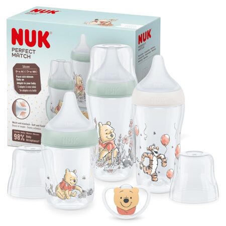 offerta a tempo: nuk confezione biberon perfect match | 0 6+ mesi | si adatta al palato del bambino | 3 biberon anti — 20% da 36,99 € a 29,48 €