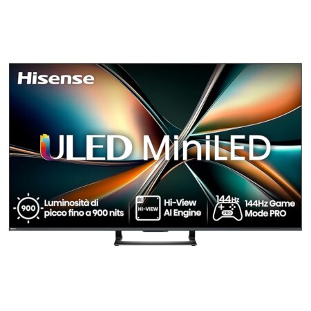 offerta a tempo: hisense smart tv mini led ultrahd 4k da 50" — 38% da 649,00 € a 399,20 €