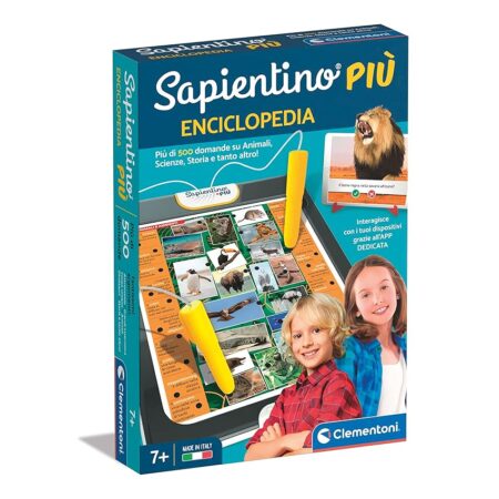 offerta a tempo: clementoni sapientino più enciclopedia interattiva, gioco educativo con penne parlanti bambini 7+ anni — 20% da 14,90 € a 11,90 €