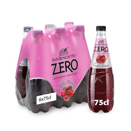 offerta a tempo: san benedetto frutti rossi zero 6 bottiglie da 750ml — 40% da 5,94 € a 3,54 €