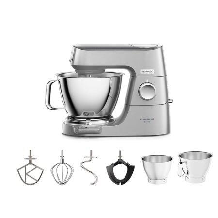 offerta a tempo: kenwood kvc85.004si titanium chef baker impastatrice con bilancia integrata — 21% da 528,44 € a 416,09 €