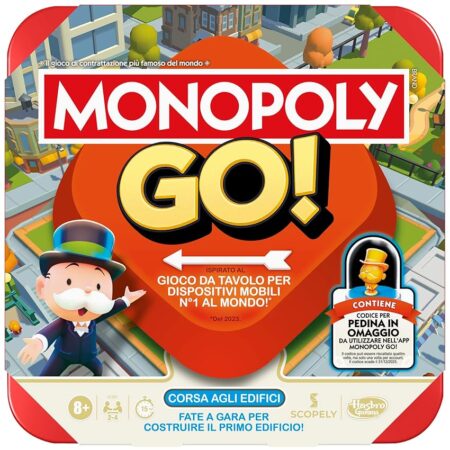 offerta a tempo: monopoly go! gioco da tavolo versione italiana — 40% da 24,99 € a 14,99 €
