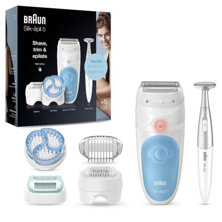 offerta a tempo: braun silk épil 5, depilatore donna per una rimozione dei peli delicata — 37% da 125,87 € a 78,99 €