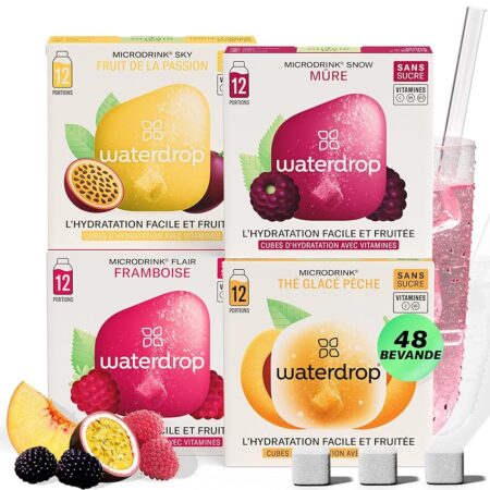 offerta a tempo: waterdrop® set microdrink 48 cubetti waterdrop per acqua, pacchetto di prova con — 34% da 32,96 € a 21,84 €