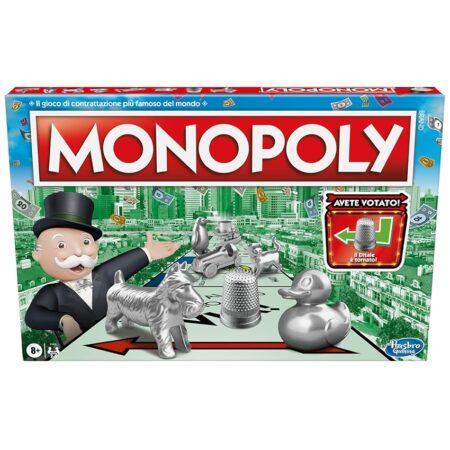 offerta a tempo: monopoly hasbro gaming classico, gioco da tavolo da 2 a 6 giocatori per tutta la famiglia — 47% da 35,99 € a 18,99 €