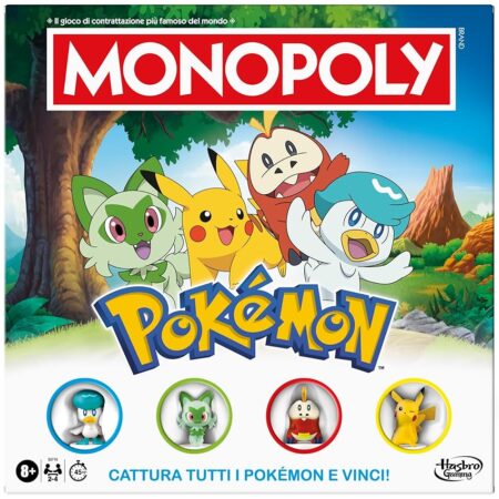 offerta a tempo: monopoly pokémon edition gioco da tavolo — 38% da 29,99 € a 18,49 €