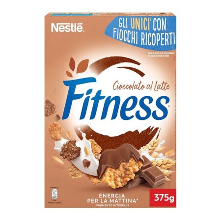 offerta a tempo: fitness cioccolato al latte cereali integrali con fiocchi al cioccolato 375g — 28% da 2,99 € a 2,15 €