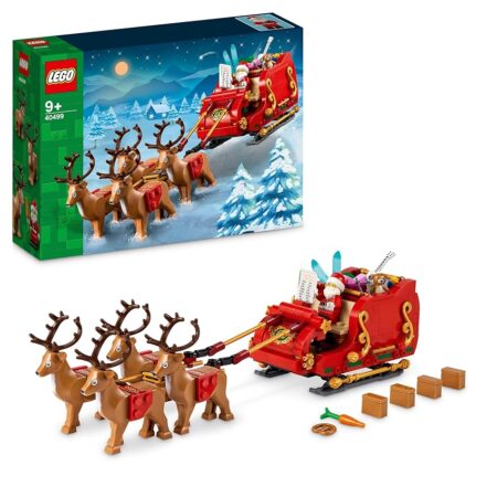 offerta a tempo: lego slitta di babbo natale giocattolo set di giochi natalizi per bambini e bambine — 15% da 39,99 € a 33,90 €