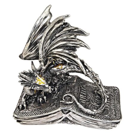 offerta a tempo: design toscano statua di pendragon che custodisce il manoscritto — 26% da 24,95 € a 18,40 €