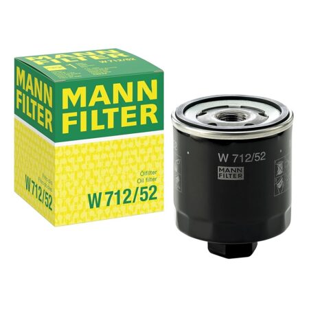 offerta a tempo: mann filter w 712/52 filtro dell'olio per autovetture + veicoli commeriali — 12% da 8,50 € a 7,50 €