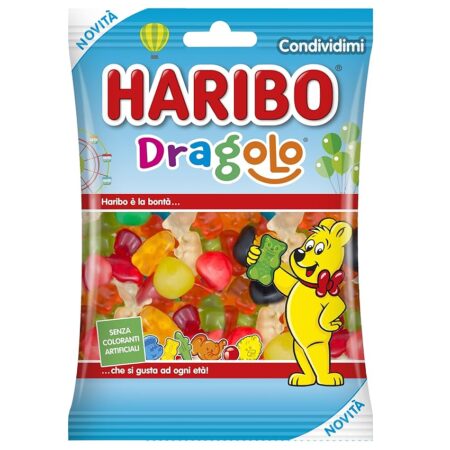 offerta a tempo: haribo dragolo caramelle gommose gusto frutta — 40% da 1,65 € a 0,99 €