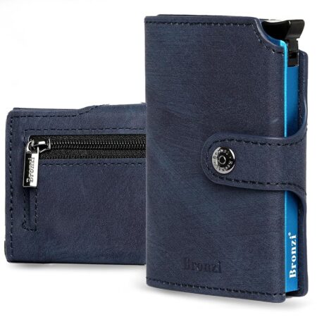 offerta a tempo: bronzi® portafoglio uomo slim piccolo | portacarte uomo donna portatessere porta carte — 20% da 25,99 € a 20,75 €
