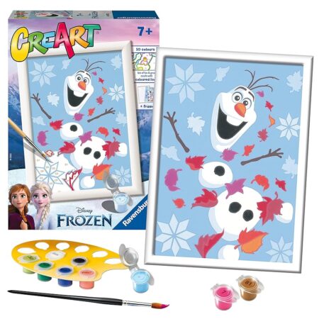offerta a tempo: ravensburger creart serie e frozen: cheerful olaf | kit pittura bambini | dipingere — 32% da 13,90 € a 9,49 €