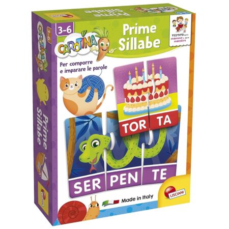 offerta a tempo: liscianigiochi carotina plus prime sillabe — 20% da 6,99 € a 5,59 €
