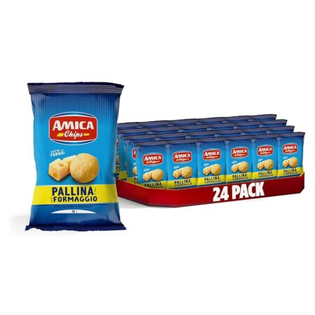 offerta a tempo: amica chips | patatine pallina al gusto formaggio, snack di mais cotto al forno — 10% da 24,59 € a 22,13 €