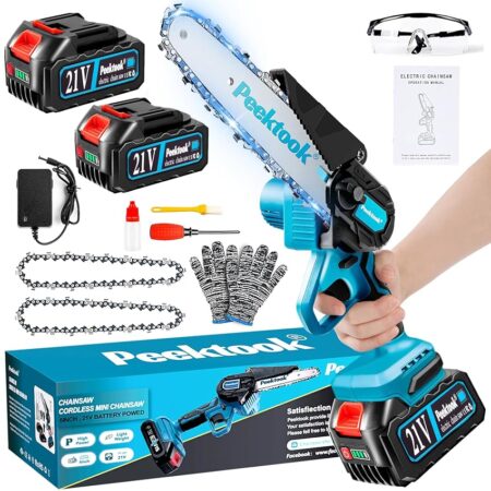 offerta a tempo: mini motosega a batteria per potatura, 1000w motore brushless 6 pollici motosega elettrica — 24% da 69,99 € a 53,19 €