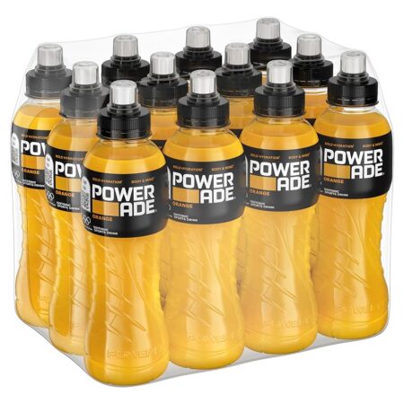 offerta a tempo: powerade orange sport drink – 12 bottiglie da 500ml — 48% da 15,70 € a 8,16 €
