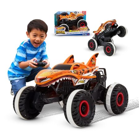 offerta a tempo: hot wheels monster trucks macchina telecomandata tiger shark linarrestabile veicolo radiocomandato — 40% da 49,99 € a 29,99 €