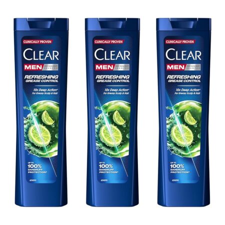 offerta a tempo: clear men shampoo antiforfora per capelli 3 pezzi — 33% da 9,39 € a 6,27 €