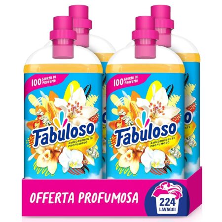 offerta a tempo: fabuloso ammorbidente concentrato profumato vaniglia & orchidea 4x1,25l | fragranza — 12% da 13,62 € a 11,99 €