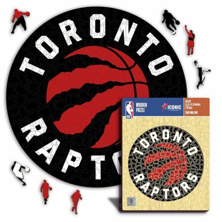 offerta a tempo: iconic puzzles in legno toronto raptors x nba — 77% da 39,95 € a 9,26 €