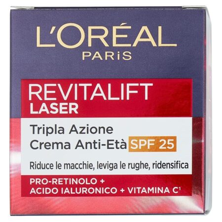 offerta a tempo: l'oréal paris crema viso giorno revitalift laser spf25, per tutti i tipi di pelle — 14% da 18,99 € a 16,31 €