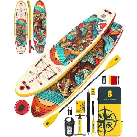 offerta a tempo: tavola da sup gonfiabile + accessori — 46% da 184,20 € a 99,81 €