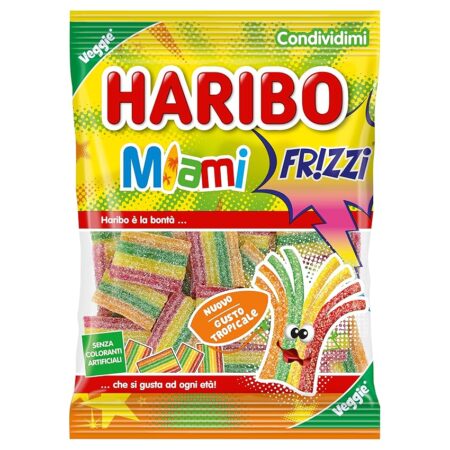 offerta a tempo: haribo miami frizzi caramelle gommose frizzanti — 47% da 1,88 € a 0,99 €