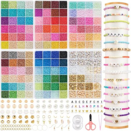 offerta a tempo: ruby set di perline da 3 mm in vetro per bracciali e gioielli fai da te — 10% da 32,99 € a 29,77 €