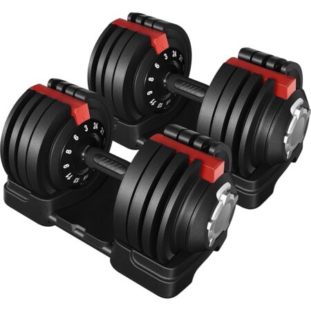 offerta a tempo: yaheetech manubrio esagonale per palestra casa in acciaio antiscivolo set di manubri — 13% da 299,99 € a 260,99 €